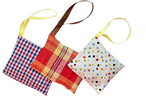 Miniblings 3x Lavender Pillow Handmade Herb Cusshion Herbal Organic Polka Dots