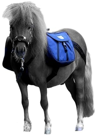 Wanderrucksack Packtaschen Shetty Rucksack Packtasche Handpferd Tysons (Shetty, Blau)