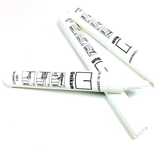 Rotulador de laca blanca mate ideal para retocar pequeños desperfectos de los muebles lacados en blanco.