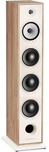 Triangle - Enceinte Colonne Hi-FI BOREA BR09 - Puissance Admissible 170W - Rendement 92 DB/W/m – Haut-parleurs 16 cm – Polyvalente Musique et Home-Cinéma - 206 x 1095 x 314 mm - Chêne Clair (Pièce)