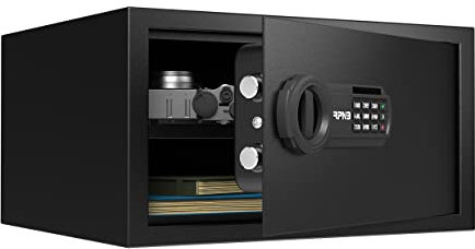 RPNB Deluxe Safe and Lock Box, Money Box, Digital Keypad Safe Box, Perfect for Home Office Hotel Business Jewelry Cash Use Storage, 28L