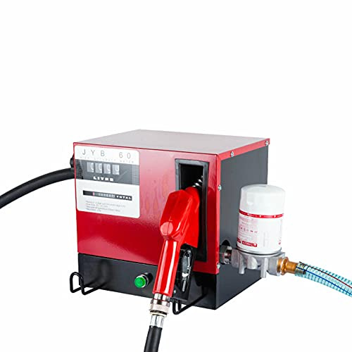 Mauk Pompe diesel auto-amorçante 230 V 550 W Pompe à fioul Pompe de distribution 60 l/min Arrêt automatique Pistolet à fioul