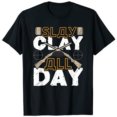 Herren Tontauben schießen für Sportschützen im Schützenverein T-Shirt