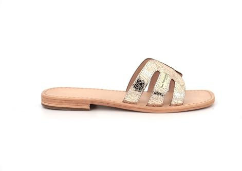 Les Tropeziennes par M. Belarbi Femme HADAMIA Chaussures Ville Mule et Sabot, Or, 40