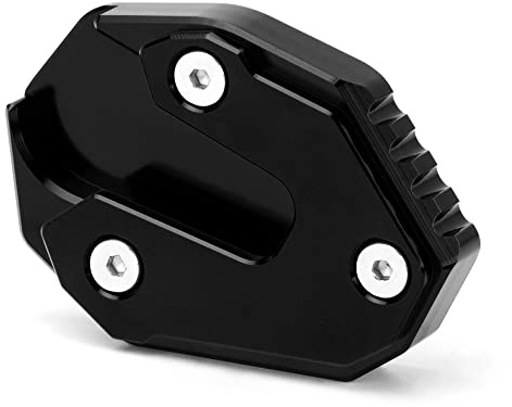 Modeer Für Hon-da CB1000R 2008-2022 Motorrad CNC Ständer Fuß Seitenständer Vergrößern Platte Pad cb1000r cb1000r cb 1000 r Zubehör (Schwarz)