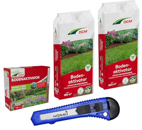 Cuxin Bodenaktivator 9 kg 1005882, Bodenverbesserer inkl kör4u Cuttermesser