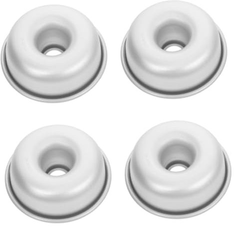 COLLBATH 4pezzi Stampo Per Ciambelle Alluminio Leggero Utensile Per Cottura Ciambelle Facile Da Pulire e Utilizzare Per Pasticcerie e Cucina Domestica