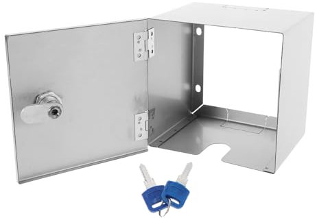 DOITOOL Protector De Enchufe Exterior De Acero Inoxidable Caja De Salida Eléctrica Antirrobo Cubierta Impermeable Fácil Instalación Para Uso Interior Y Exterior