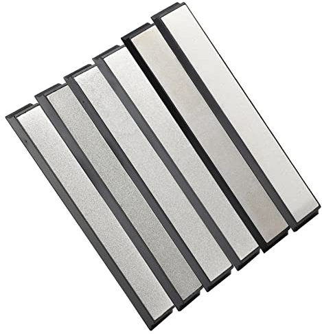 Yctze Juego de Piedras de Afilar de Diamante para Pulir Cuchillos - Granos Profesionales de 3 Piezas para un Mantenimiento Preciso de Las Cuchillas - Ideal para Uso en Cocina,