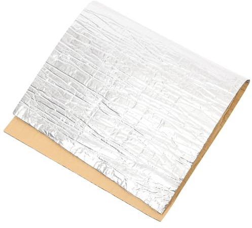 TIDTALEO Tapis Insonorisation Automobile Aluminium Mat De Thermique Et Acoustique Pour Moteur Isolation Le Bruit Chaleur