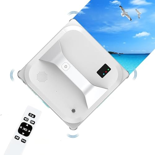 CraftNestUK Window Cleaner Robot, Automatic Window Cleaning Robot, Remote Control,window Washer Robot,2500pa Strong Suction