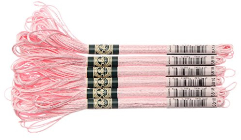 DMC 1008F-S0818 Sticktwist, S0818 rosa, 8 m