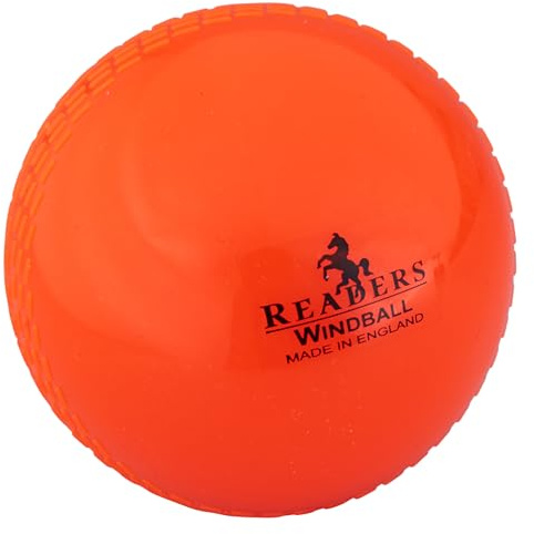 Readers Windball Cricketball, Orange – Senior & Junior