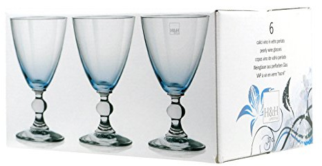 HOME Confezione 6 Calici in Vetro Splendor Cielo Vino 17 Calici Vino Arredo Tavola 2031617