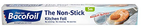 Bacofoil Non-Stick Kitchen Foil, Tear-Resistant, Easy to Cut, 30cm x 5m, X6