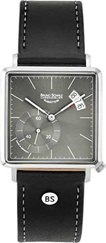 Bruno Söhnle Söhnle Unisex Analog Quarz Uhr mit Kalbsleder Armband 17-13072-841