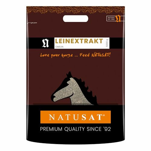 Natusat Omelin Leinextrakt Leinsamen - Unterstützend beim Fellwechsel, Leinsamen und Luzerne, 5000 g