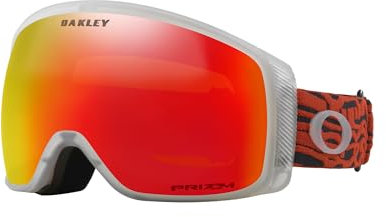 Oakley Flight Tracker Snow Goggles Medium Red Iron WPrizm Torch