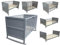 Micoland Kinderbett Juniorbett Beistellbett Wiege 140x70 cm 4in1 grau