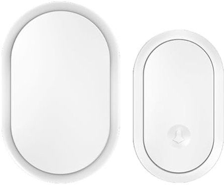 300M Wireless Doorbell Home Waterproof Battery Powered Smart Home Door Bell Chime Kit White