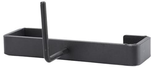 Luqeeg Heavy Duty, Carbon Steel Concrete Post Clip, 4 Inch Clamp Bracket, Erosion Resistant, High Strength, Easy Install Hang Birdhouse, Mailbox, Hose Reel with C Clip for Birdhouse