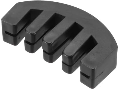 Sourcing Map Silenciador para violín, estilo garra de goma, tamaño completo, negro para violín 4/4