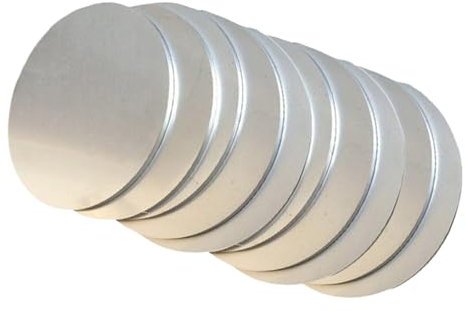 10 Piezas 304 Placa Redonda De Acero Inoxidable Diámetro 20mm-28mm Metales Circular Redonda Inox Lámina Espesor 2.5mm(2.5mmx24mm)
