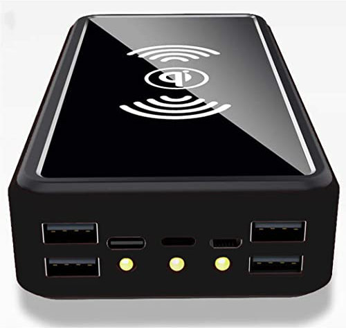 Caricabatterie portatile Power Bank Batteria esterna a ricarica rapida‎‎\u00e Power bank portatile per telefono cellulare 100000mAh Power bank solare/batteria di backup esterna a r