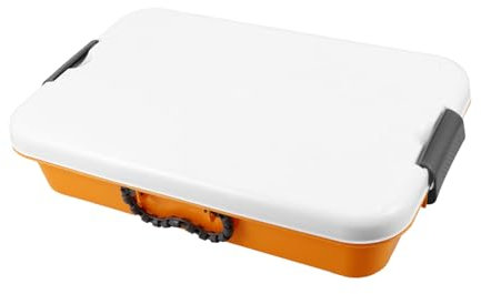 KONTONTY Sabbiera Portatile in Plastica Con Coperchio, Vassoio Multifunzione Per Bambini, Contenitore Leggero e Robusto Per Giochi Artistici e Attività Tattile Da Esterno e Interno