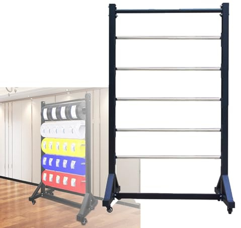 Heavy Duty Wire Spool Holder - Multi Axis Cable Reel Dispenser Cart for Electrical and Industrial Use - 5 Rod Storage Solution (160x50x70cm)