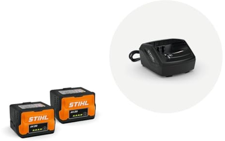 Kit de démarrage de batterie Stihl avec 2 batteries AK 20 et chargeur AL 101