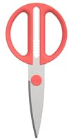 Mepal - Ciseaux Chef it - Lames en Acier Inoxydable Tranchantes - Casse-Noisettes Intégré - Prise sûre et ergonomique - Ustensiles de Cuisine - Coral