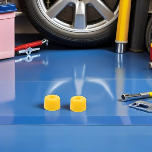 SHINEOFI rear anti-collision bumper blocks truck loading dock bumpers 4pcs Rubber Bumper Stopper for Cargo Trailers Cargo Handling Quick Installation Scratch Protection Rounded Edges