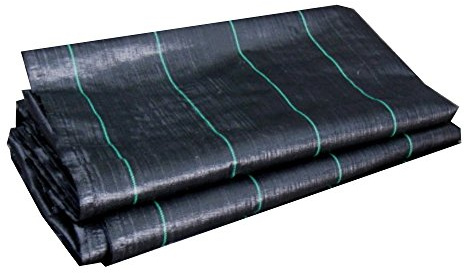 WICKEY Unkrautvlies 200x200 cm - Effektiver Schutz für Ihren Sandkasten - Wasserdurchlässig und wurzelundurchlässig - Einfache Befestigung - Wurzelsperre, Unterbodengewebe