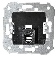 Simon - 75480-32 Telefonbuchse, 4 Anschlüsse S-75 Schwarz, Ref. 6557532070