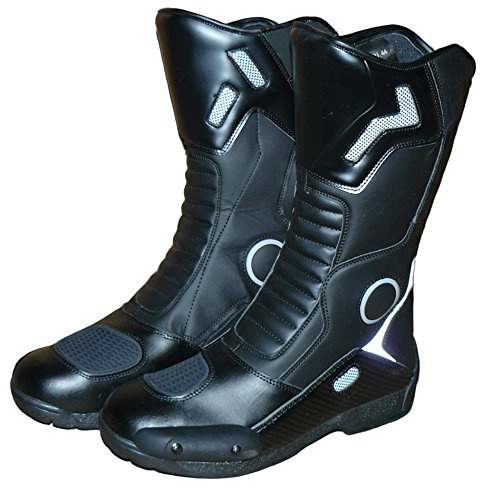 protectWEAR Unisex Sb-11026-46 motorcykelstövlar sport, svart, 46 EU