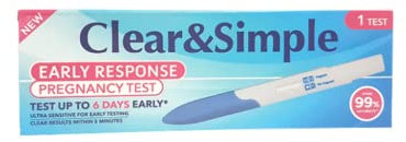 Clear And Simple 6 Days Early Ultra Sensitive Pregnany Test Stick