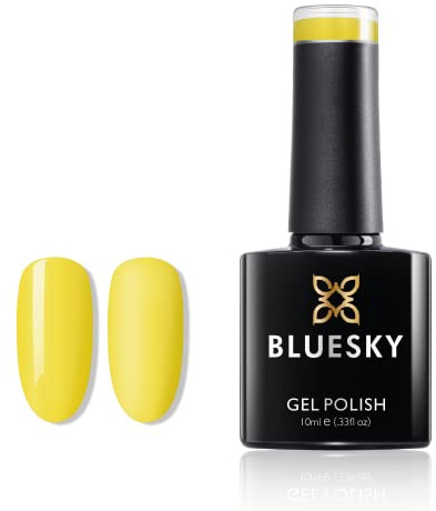 BLUESKY Gel Polish Canary Yellow Neon03 Gel Soak Off Nail Polish Yellow 10ml