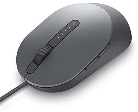 Dell Kabelgebundene Lasermaus – MS3220 – Titangrau