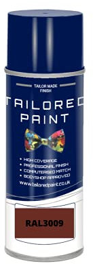 RAL 3009 Oxide Red Gloss Enamel Aerosol Paint Can Paint For Wood, Metal, Plastic, PVC, UPVC, Fascia Boards - Indoor & Outdoor