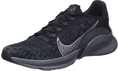 NIKE Men's Superrep Go 3 Low Top, Black Anthracite Iron Grey, 7 UK