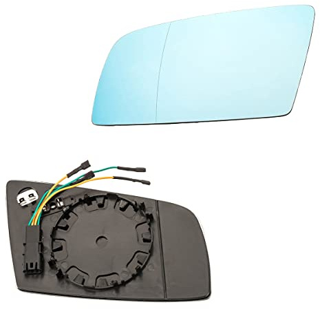 LST Außenspiegel Toter Winkel asphärisch links blau 5er E60 E61 6er E63 E64-09