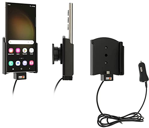 Brodit Gerätehalter 721346 | Made IN Sweden | mit Ladefunktion für Smartphones - Samsung Galaxy S23 Ultra SM_S918B/DS