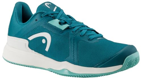 HEAD Sprint Team 3.5 Clay Women, Zapatillas de Tenis Mujer, Bluestone Chalk White, 36 EU
