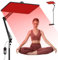 BEICHEN Lampe de thérapie par lumière rouge pour le corps et le visage, lampe de luminothérapie infrarouge avec support stable, lumière rouge 660 nm, panneau de luminothérapie infrarouge 850 nm et 940