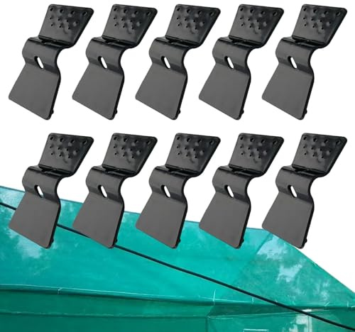 Clips para tela de sombreado, clip para red de sombreado, parasoles para invernadero en forma de mariposa, pinzas de tela y accesorios de tela para redes, 10 piezas, para invernadero, exterior