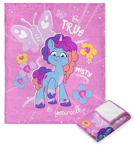 NORTHWEST Hasbro My Little Pony, True Misty, Silk Touch Throw Blanket, 50 x 60 Inches