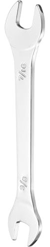 sourcing map Thin Open End spanners SAE, 3/8x7/16 Inches, Slim Wrench Tool for Tight Spaces Repair