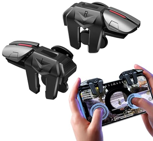 Game Controller Trigger, Mobile Game Trigger | 2st telefonspelkontroller | Sensitive Controller Joysticks, Smart Phone Game Controller för spelälskare Män Kvinnor