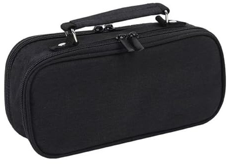 BAPPKON Federmäppchen Groß, 5-Fach Organizer mit Doppelreißverschluss für Schule, Uni & Büro | Robuste Federtasche für Jungen, Mädchen & Erwachsene | Stifteetui mit Großer Kapazität & Tragbar Design